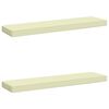 vidaXL Cuscini per Panchina a 2 Pezzi VUGHT 2 pz 100% Poliestere Crema