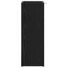 vidaXL Supporto per Ombrellone Rovere Nero 20 x 20 x 55,5 cm