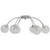 vidaXL Lampadario da Soffitto con 6 Lampadine LED G9 240 W