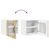 vidaXL Mobile da cucina con porta 2 pcs Rovere Sonoma 40 x 31 x 40 cm