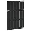 vidaXL Cancello da giardino 100 x 150 cm WPC e Alluminio Nero