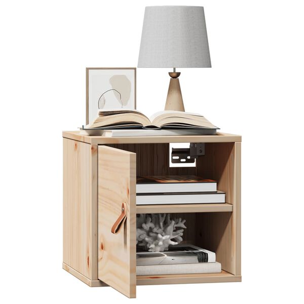 vidaXL Pensili 2pz 31,5x30x30 cm in Legno Massello di Pino