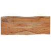 vidaXL Piano Tavolo 100x40x2,5 cm Rettangolare Legno Acacia Bordi Vivi