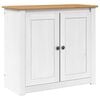 vidaXL Supporto per Acquario PANAMA Bianco e marrone 81 x 36 x 73 cm