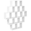 vidaXL Scaffale da parete Bianco 120 x 20 x 136 cm