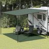 vidaXL Tappeto da Tenda 300x400 cm in HDPE Verde