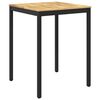 vidaXL Tavolo Bar da Giardino Bianco e Nero 80 x 80,5 x 105 cm