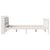 vidaXL Letto senza Materasso Bianco 160x200 cm Legno Massello di Pino