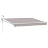 vidaXL Tettuccio Elettrico Retrattile Grigio chiaro 3 x 2,5 m
