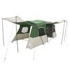 vidaXL 3 persona 3 persone Verde Poliestere 185T con rivestimento PU