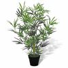 vidaXL Albero Bamb&ugrave; Artificiale con Vaso 80 cm