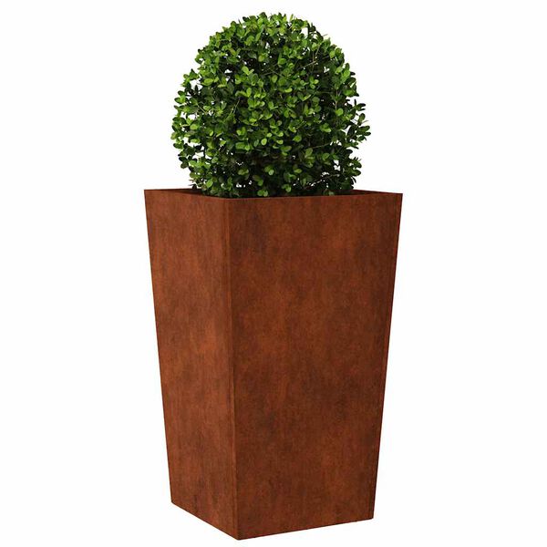 vidaXL Fioriere da Giardino 2 pz 45x45x75 cm in Acciaio Corten