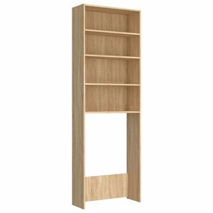 vidaXL Mobile per Lavatrice Rovere Sonoma 64x24x190 cm