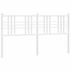 vidaXL Testiera in Metallo Bianco 150 cm