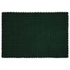 vidaXL Coperta in Pelliccia di Coniglio Finta Verde Scuro 150 x 220 cm