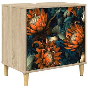 vidaXL Mobile da Bagno LOCHEM Sonoma 60 x 40 x 60 cm