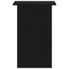 vidaXL Scrivania Rovere Nero 90x50x74 cm in Legno Multistrato