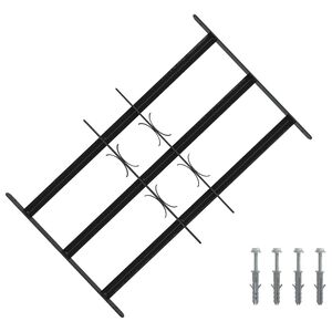 vidaXL Griglia di Sicurezza per Finestra con 3 Traversine 3 pcs
