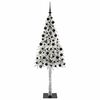 vidaXL Albero di Natale con 300 LED Bianco 210 cm PE e Acciaio