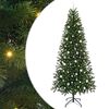 vidaXL Albero di Natale artificiale con 300 LED Verde 240 cm PE e PVC