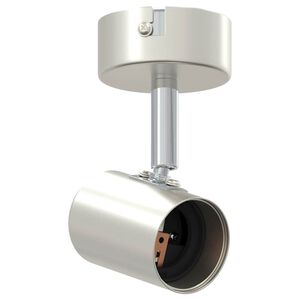 vidaXL Faretto da soffitto Nichel 6,5 x 6 x 11,5 cm Metallo