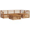 vidaXL Set di divani da esterno 5 pcs Naturale