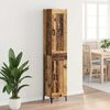 vidaXL Credenza Legno vecchio 34,5 x 34 x 180 cm Legno multistrato