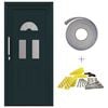 vidaXL Porta Frontale Antracite 98 x 208 cm PVC