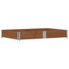 vidaXL Fioriera da Giardino Marrone 150x100 cm Legno Massello di Pino