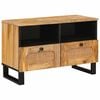 vidaXL Mobile TV Marrone 70 x 33 x 46 cm Legno di mango massello