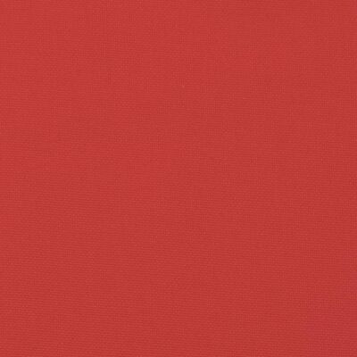 vidaXL Cuscino per Lettino Rosso 200x70x3 cm in Tessuto Oxford