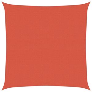 vidaXL Vela Parasole 160 g/m&sup2; Terracotta 7x7 m in HDPE