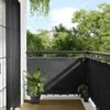 vidaXL Paravento da Balcone Antracite 90x700 cm 100% Poliestere Oxford