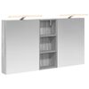 vidaXL Set di Armadi da Bagno 3 pz 130 x 14,5 x 70 cm