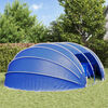 vidaXL Tenda da piscina a cupola Verde 640 x 432 x 205 cm