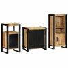vidaXL Set di mobili per il bagno 3 pcs Legno di mango massello