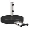 vidaXL Base per ombrellone Nero &Oslash; 45 x 37.5 cm Granito