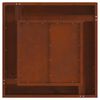 vidaXL Focolare Marrone 60 x 60 x 30 cm