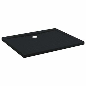 vidaXL Vassoio base doccia con punti 100 x 80 x 4 cm ABS Nero