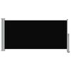 vidaXL Tenda da Sole Laterale Retrattile 120 x 300 cm Nera