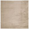 vidaXL Tappeto a Pelo Corto HUARTE Morbido e Lavabile Sabbia 240x240cm