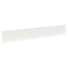 vidaXL Bordura per Prato 30 pz 102 x 15 x 4 cm Acciaio Bianco