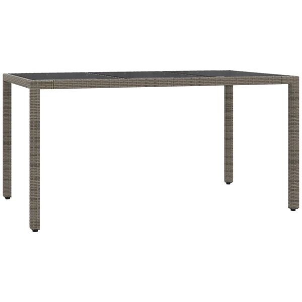 vidaXL Set da Pranzo da Giardino 7 pz con Cuscini in Polyrattan Grigio