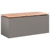 vidaXL Panchina da giardino Ruggine 100 x 40 x 43 cm acciaio corten