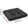 vidaXL Set Salotto Giardino 10pz Cuscini Antracite Legno Massello Pino