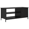 vidaXL Mobile TV Rovere Nero 100 x 40 x 45 cm Legno multistrato