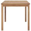 vidaXL Tavolo da Pranzo da Giardino 140x80x77 cm in Massello di Teak