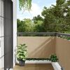 vidaXL Paravento Balcone Beige 75x500 cm in Tessuto Oxford