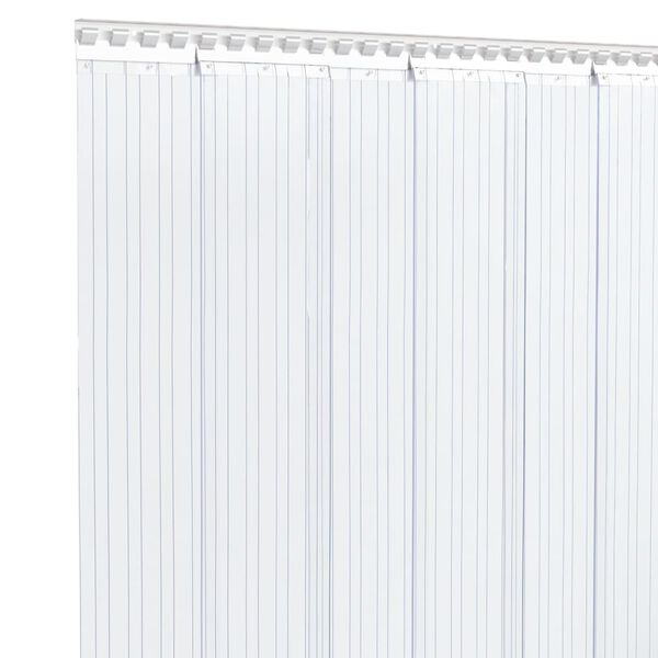 vidaXL Tenda per Porte Trasparente 200 mm x 1,6 mm 50 m in PVC