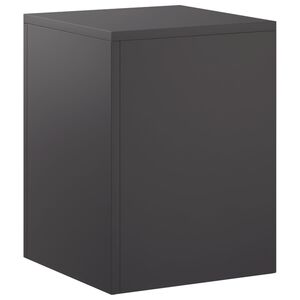 vidaXL Supporto per piante Nero 30 x 30 x 40 cm Acciaio